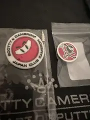 Scotty Cameron Putters Japan Ninja Rubber Key Fob Chain Bag Tag Wasabi And Pin