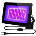Black Light Floodlight UV Light Waterproof Resin Curing Light Vaseline Glass JP