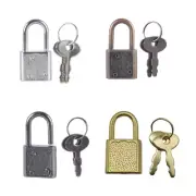 5Pcs Zincs Alloy Padlock Small Luggage Box Lock With Key Diary Padlocks Key Lock