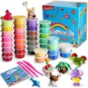 Modeling Clay Kit - 36 Colors Magic Air Dry Ultra Light Clay, Safe & Non-Toxi...