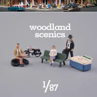 在飛比找露天拍賣優惠-Woodland scenics微縮迷你公園場景模型人物1: