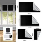 DIY Travel Blackout Curtain Blind Window Thermal Insulated Temporary Curtains