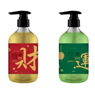 【JOKO JOKO】台灣 科皙佳 CORSICA - 開運 招財 洗沐組 檀香洗髮精 艾草沐浴乳500ml