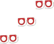 6 Pcs ECU Detection Coil ECU Test Coil Tool Anti Test Coil Key Rings Heavy Duty Probador Key Programmer Ignition Anti Detection Car Key ECU The Cars Abs Induction Red Vent Clip
