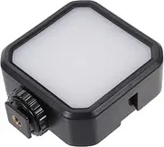Tofficu Action Camera Photography Light Rechargeable Led Video Lamp Dimmable Lighting for Smartphone DSLR Outdoor Portable 3 Cold Shoes 1/4 Screw 359 Options