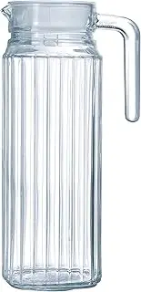 Luminarc Quadro Tall Glass Fridge Pitcher With Lid