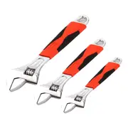 8inch 10inch 12inch Durable Chrome Vanadium Steel Rubberized Grip Adjustable Wrench