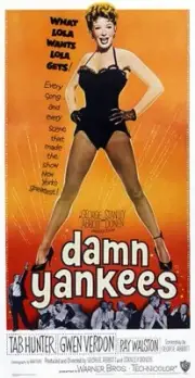 Damn Yankees poster Gwen Verdon 1958 Old Film Movie Photo 1