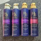 Hair Biology Purple Shampoo (2) & Conditioner (2) Biotin 12.8oz Silver Glowing