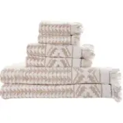 PENDLETON Luxurious Fringed TOWELS Sundown 700 GSM ~ 2 Sets ~ 12 Pieces