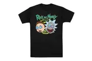 Rick And Morty Mens Blown Minds T-Shirt (Black) - UTTV2216