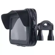 Motorcycle Handlebar Phone Holder Waterproof Motorbike Phone with Sunvisor