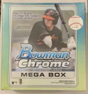 NEW 2020 Topps Bowman Chrome Baseball MLB Mega Box Brand New Factory Sealed