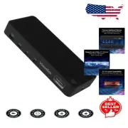 Universal USB-C Docking Station for 3 Displays - 100W Power & Multiple Ports