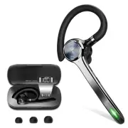 Bluetooth Headset, Wireless Bluetooth Earpiece with 500mAh Charging Case 72 H...