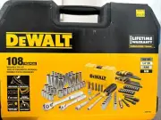 DeWalt DWMT73801 108 Piece Socket Set Mechanics Tool Set w/ Case | New