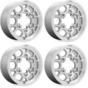 4 ATV/UTV Wheels Set 15in KMC KS133 Mesa Lite Machined 4/137 38mm TER