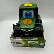 Tomy John Deere Key N Go Johnny Tractor Music Lights Moves