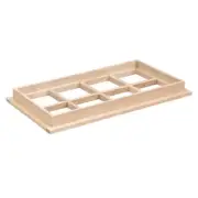 1/12 Window Miniature Wooden Door Wooden Fairy Door Window Wood Cutout