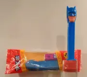 Pez - Retired Blue Batman Dispenser 4.9 Patent Mint in Bag