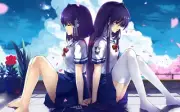 Anime girls clannad fujibayashi kyou Playmat Gaming Mat