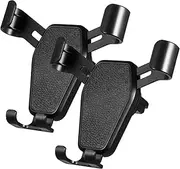 Amosfun 2 Pcs Car Phone Holder Phone Clip Holder Universal Car Phone Stands Cell Phone Stand Car Mount Holder Car Magnet Mount Car Phone Bracket Phone Magnet Wireless Telephone Abs