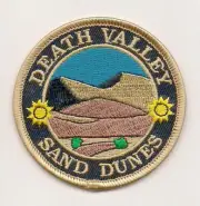Death Valley California Souvenir Patch Sand Dunes