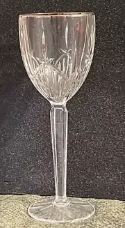 NEW Noritake (6) STENMARK PLATINUM Crystal WINE GOBLETS - SET (S) OF 6 GLASS