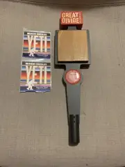 Great Divide Brewing Co. Denver, CO Beer Tap Handle Mexican Chocolate Yeti Stout