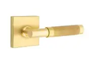 Emtek Select Dummy, Square Rosette, T-Bar Stem, Knurled Handle US4