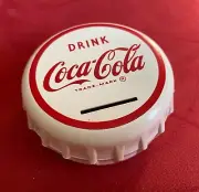 1950s Coca Cola Plastic "Bottle Cap" Bank