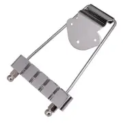 Bass Tailpiece Bridge String Tailpiece 15mm Spacing with Mounting Screws for 4