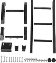 Car Exterior Rear Door Tailgate Crawling Ladder Protective Frames Compatible For Suzuki Jimny 2019 2020 2021 2022 2023 2024 Up(Black b)