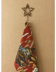 Barbed Wire Star Single Hook by Park Designs - Rustic Metal Wall Hook