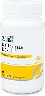 Klaire Labs Nattokinase NSK-SD - Proteolytic Enzyme for Cardiovascular Support, Dairy & Gluten-Free (60 Capsules)