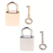 Mini Padlock With for Key Metal for Wish Lock for Bag Suitcase Luggage Boo
