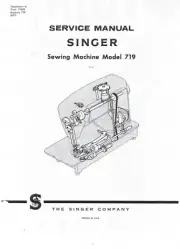 Singer Sewing Machine 719 Service Repair Manual Book How To Set Timing Time Oil