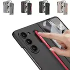 For Samsung Galaxy Z Fold 6 Ultra-Thin Screen Protector Hard Phone Case+Pen Slot