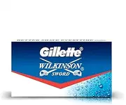 Gillette Wilkinson Sword Stainless Steel Double Edge Safety Razor Shaving Blades - 100 blades