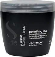 Alfaparf Milano Semi di Lino Sublime Detoxifying Mud - Deep Cleansing Hair Clay Mask + Scalp Treatment - Hard Water Hair Treatment for Product Build up - Professional Salon Quality (21.1 oz / 500 ml)