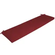 Outdoor Bench Cushion 46 in. x 17 inch Patio Porch Swing Polyester Fabric UV Red