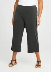 [Taking Shape] Taking Shape Luna Culotte Pant Size 28 in Charcoal - Plus Size Women's Bottoms Charcoal