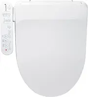SmartBidet SB-100C Electric Bidet Seat for Elongated Toilets with Control Panel, Massage Wash, Child Wash, Heated Water and Seat