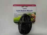 Muzzle soft basket size 2 allows panting and drinking NIP