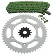 2005-2008 Kawasaki KX250 250 Green Chain And Sprocket 14/51 116L
