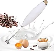 Lyvixora Electric Hand Mixer, Powerful Handheld Milk Frother and Drink Mixer for Coffee, Cappuccino, Matcha, Hot Chocolate and Protein Shakes, Easy-to-use One Click Button