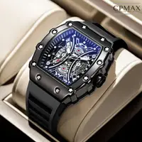 在飛比找樂天市場購物網優惠-CPMAX 瑞士手錶 酒桶形手錶 手錶男生 非機械錶 鏤空運