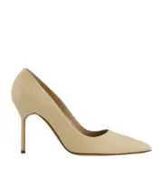Manolo Blahnik BB Pointed Toe Pumps 35,39.5,39,40.5,41 Nude
