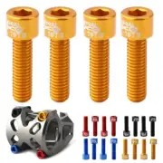 MUQZI 4 Pcs/set Bicycle Stem Screws Aluminum Alloy MTB Road Bike Headset Stems