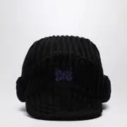 [Needles] Black Wool Visor Hat One size Black